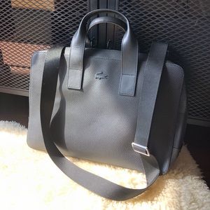 Lacoste Black Messenger Bag